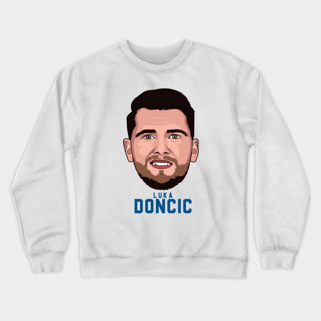 Luka Doncic Crewneck Sweatshirt by origin illustrations